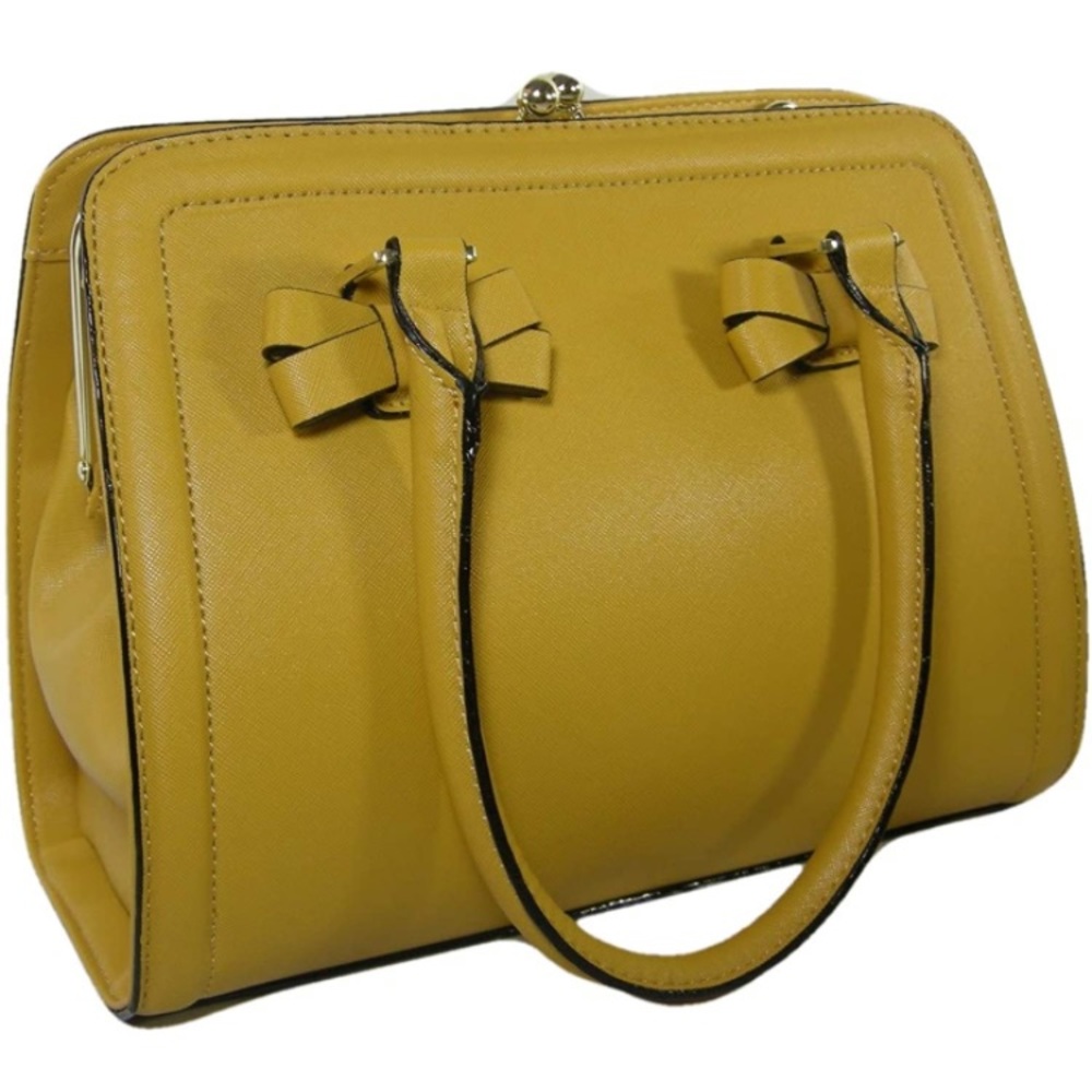 Betsey Johnson mustard purse